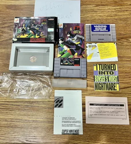 Adventures of Batman & Robin SNES CIB. With Inserts!! Super Nintendo