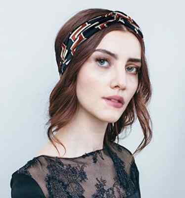 Fascia Elastica Per Le Donne Fasce Per Capelli Foulard Cap 3 IN1 Accessori Per Capelli Hairband Wrap Wash Face Bandana CHAOCHAO (Colore : Navy - Foto 3