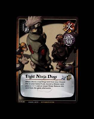 Eight Ninja Dogs - PR-082 - NM - Unlimited Foil - Promo - Naruto