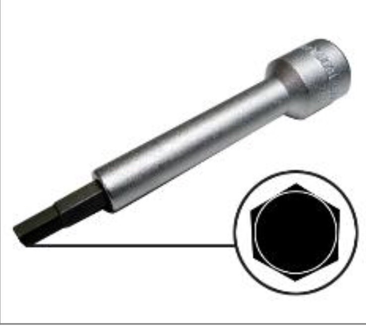 OEM VW AUDI 7mm Shock&strut Absorber Nut Removing Counter Hold 
