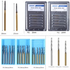 Dental Surgical Tungsten Carbide FG Bur/Endo-Z Burs 28/25mm For High Speed SA