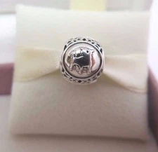 New NO BOX  Pandora Sterling Silver Taurus Bull Zodiac Birthday Charm #791937