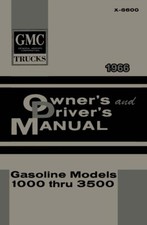 1966 Gmc Light Duty Truck Owners Manual