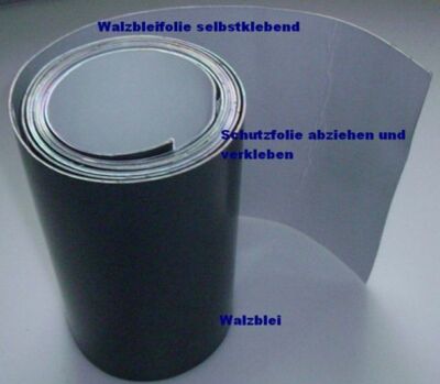 LWPH Walzbleifolie Selbstklebend – 100x18 Cm, 1,0 Produktbild-Vorschau 2