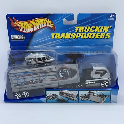 ミニカー Hot Wheels Truckin' Transporters Hot Wheels Truckin' Transporters Global Surveillance Helicopter