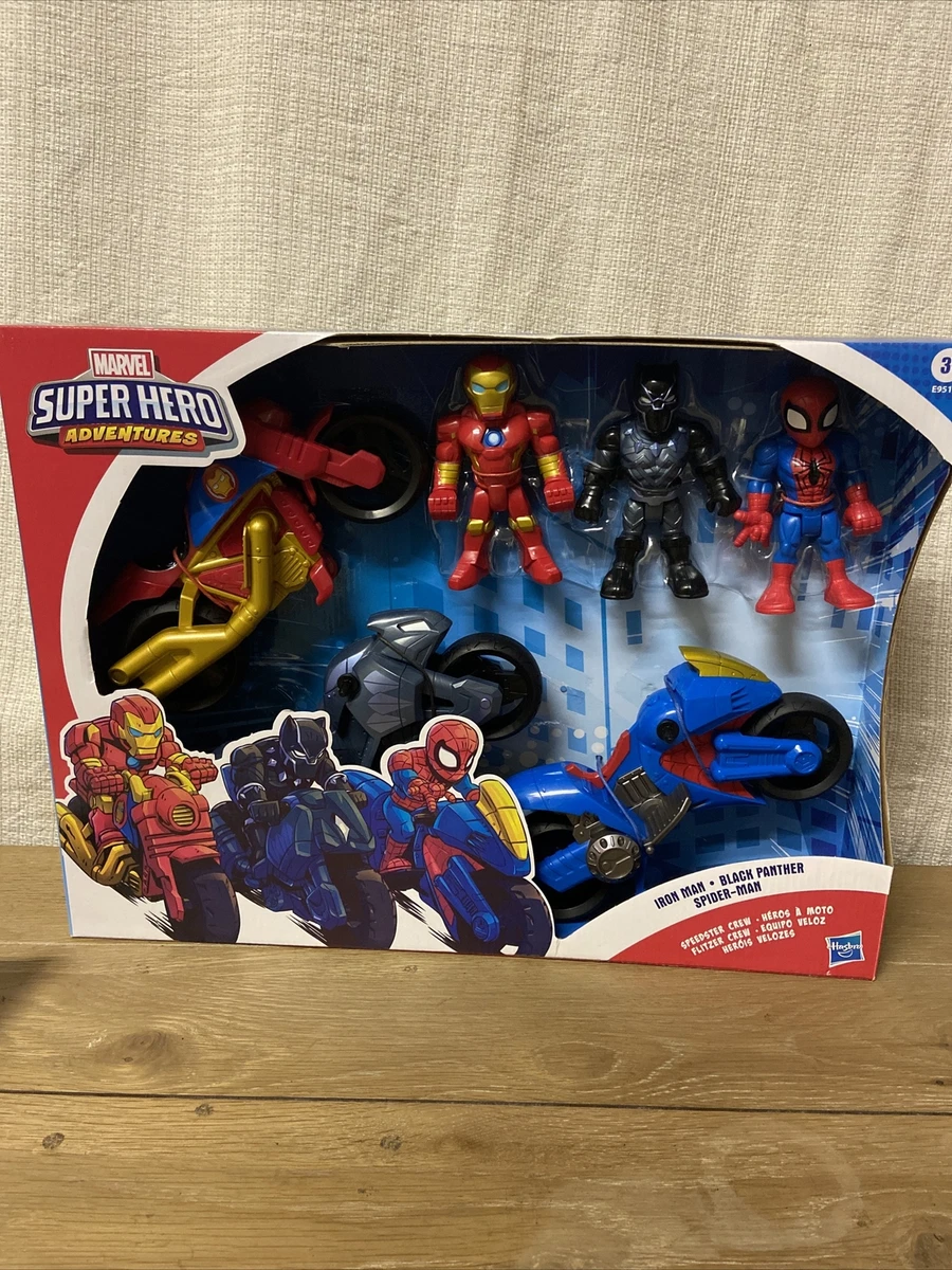 Playskool Marvel Super Hero Adventures Iron Man Black Panther