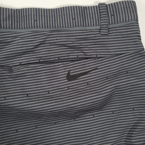 Nike Flex Golf Dri-Fit Men's 42 Dark Gray Stripe Shorts No Slip Waistband - Picture 11 of 11