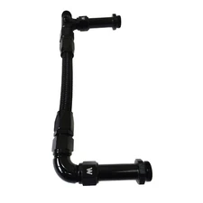 Universal Carburettor Inlet Rail Kit Fuel Line Dual Inlet 4150 For Holley -8AN