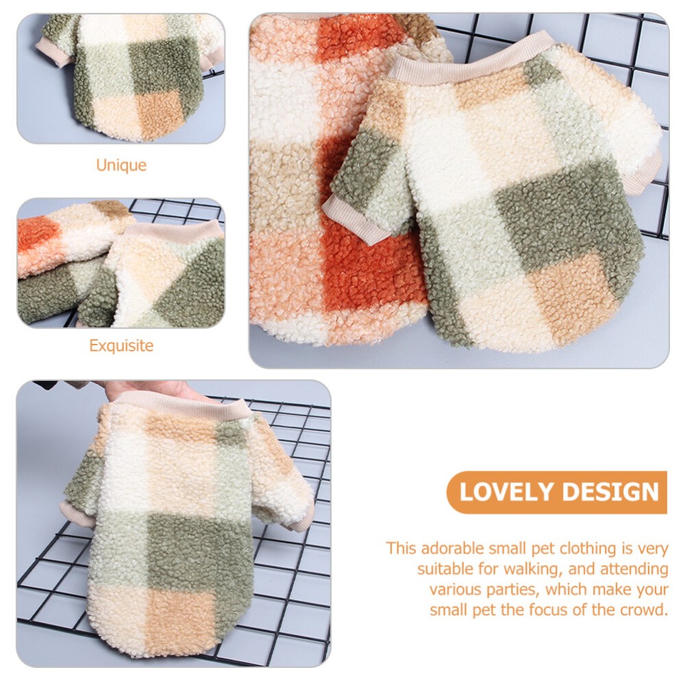 Jacket for Rabbits Plush Hamster Costume Pet Clothes Breathable Eye