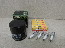 HONDA VT1100 SHADOW SPIRIT SABRE AERO ACE TUNE UP KIT OIL FILTER & SPARK PLUGS 