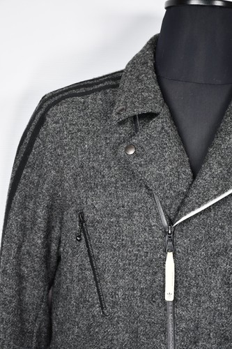 Adidas x KZK Kazuki Kuraishi ObyO Harris Tweed Luker Wool Motorcycle Jacket L - Picture 5 of 11