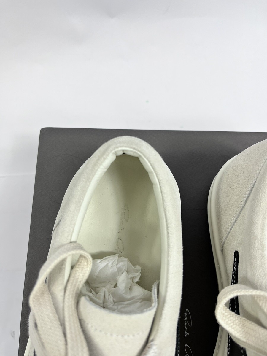RICK OWENS Off white vintage suede sneakers Size: 41 / UK7 RICK OWENS Off white vintage suede sneakers Size: 41 / UK7
