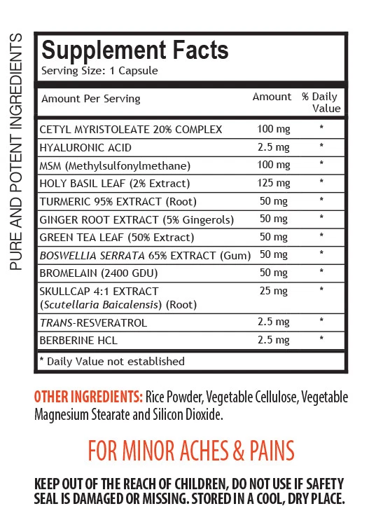 Terapia para el dolor de espalda - ALIVIO DEL DOLOR ULTRA COMPLEJO 610 MG 2B - Cúrcuma 1000 Foto 2 de 4