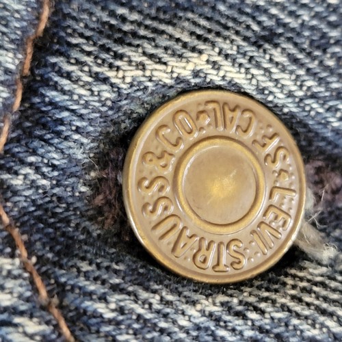 Vintage Levi's Denim Trucker Jacket 80's Brown Tab Type II Size S Small Made USA - Picture 19 of 23