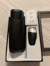 Colibri Cigar Torch Lighter & Luxury Cigar Case Gift Set Cigar Magazine New