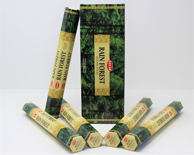 Hem Rain Forest Incense Bulk 6 x 20 Stick Box, 120 Sticks, Free Shipping