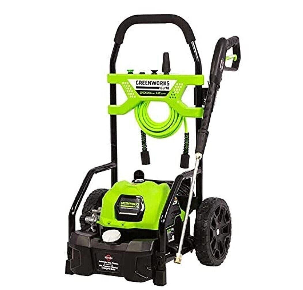 Greenworks Elite Electric Power Pressure Washer, EPW-2000, 2000 PSI - 155
