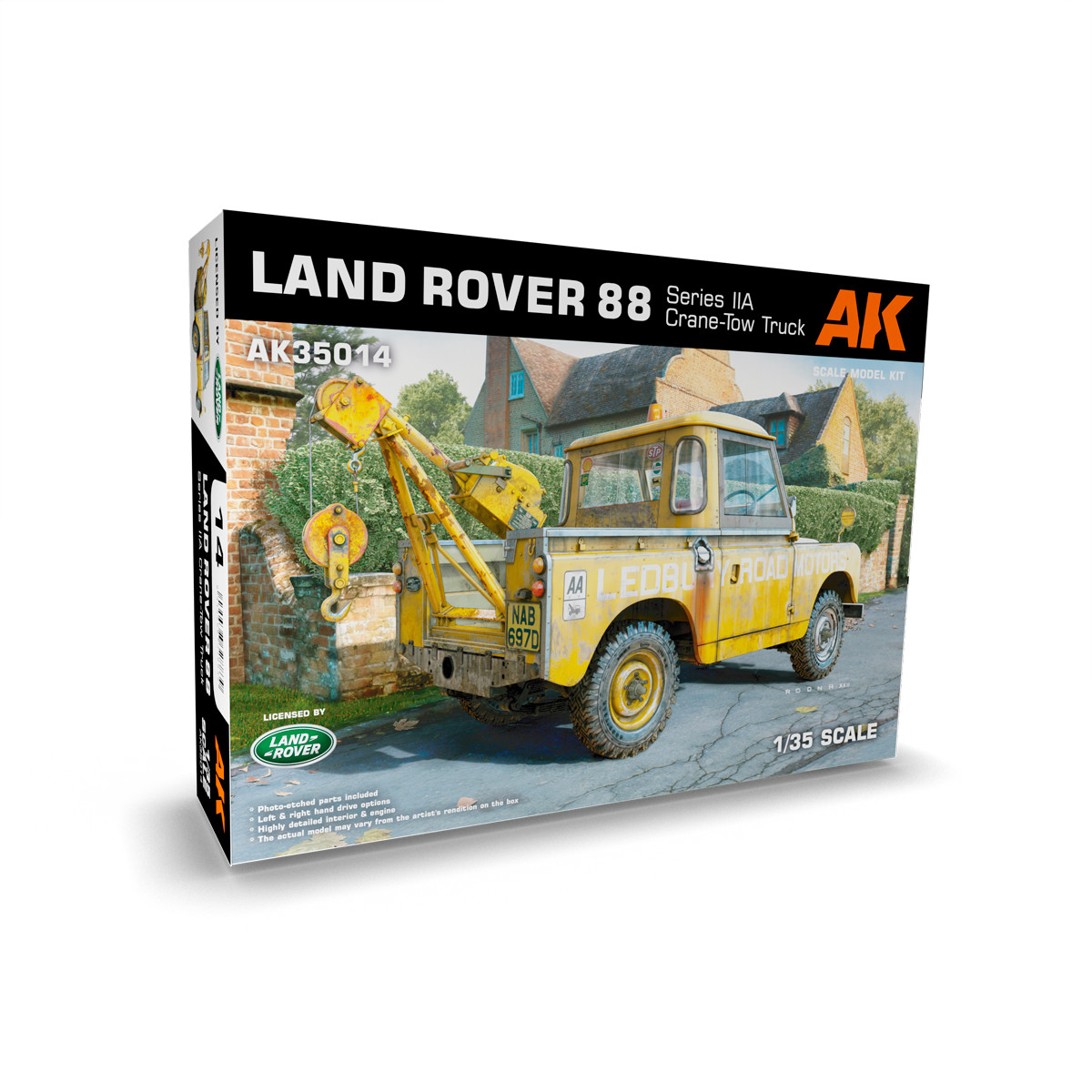 AK Interactive Land Rover 88 Series IIA Crane-Tow Truck 1/35 AK35014