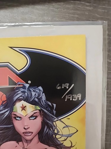 Superman Batman 10 Signed Michael Turner Dynamic Forces COA 619/1939 - Picture 4 of 10
