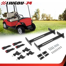 Fit For Ezgo Yamaha Club Car 4 Retractable Golf Cart Seat Belts And Bracket Kit