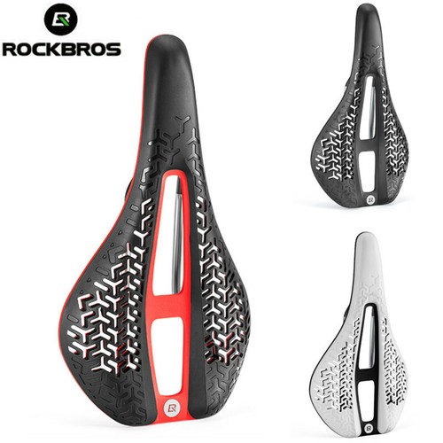 ROCKBROS Asiento de Bicicleta Cojín de Ciclismo Ultraligero Hueco MTB Bicicleta de Carretera Sillín - Imagen 1 de 14