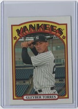 Gleyber Torres 2021 Topps Heritage 1972 Topps Oversized Boxloader #OBGT Topper