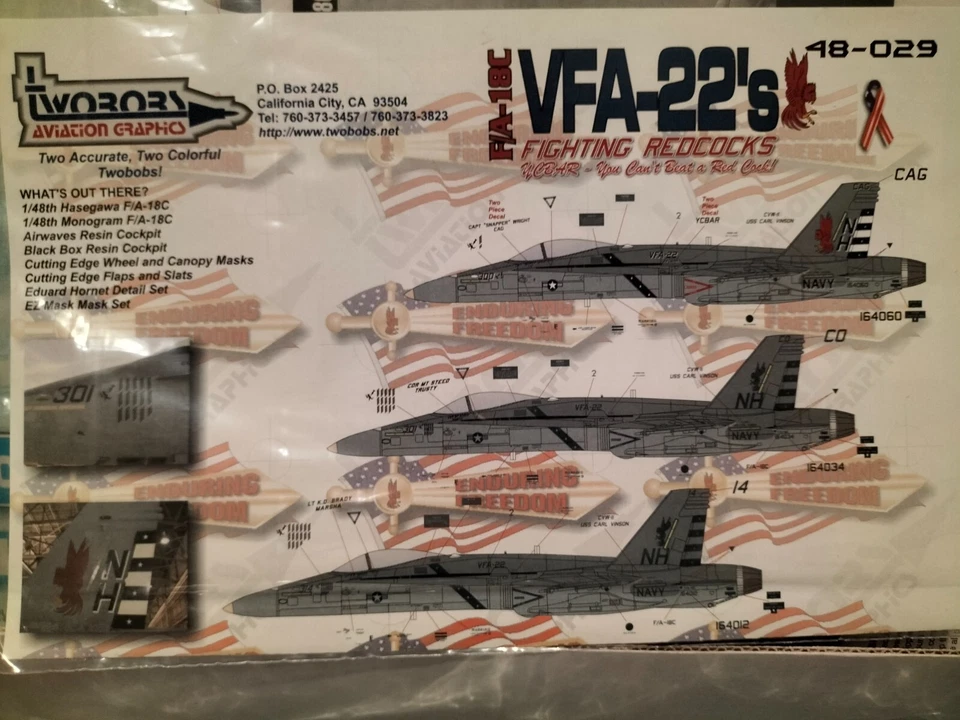 Hobbyboss F-18 C Hornet + TwoBobs + Eagle Strike 1/48 - Immagine 4 di 4