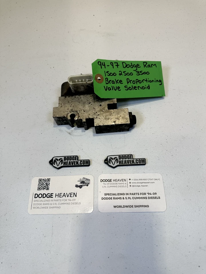 Dodge Ram 1500 2500 3500 1994-1997 OEM válvula de sujeción de frenos solenoide Foto 2 de 2