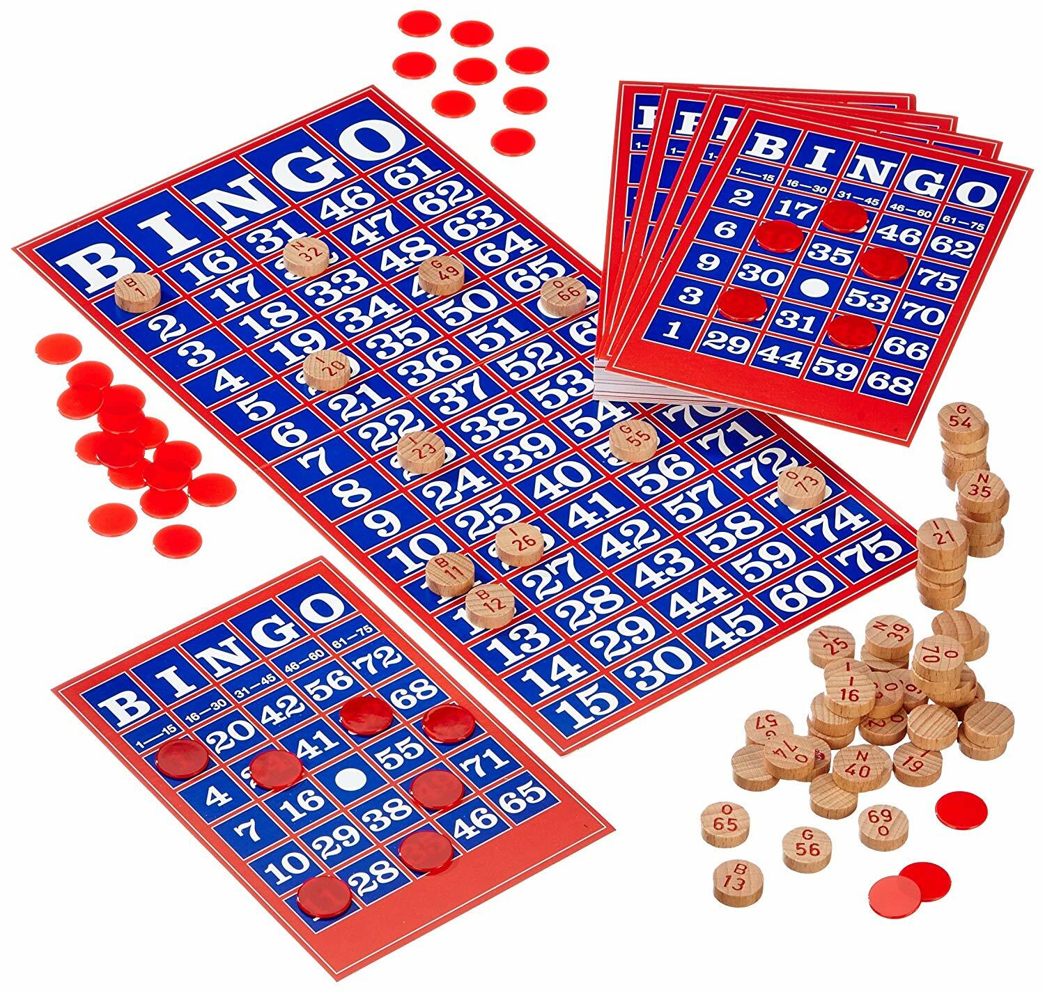Thumbnail - Schmidt Spiele 49089 Classic Line Bingo Zahlensteine Aus Holz