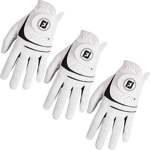 1/3PCS Golfer White Mens FootJoy WeatherSof Golf Gloves Left Hand & Right Handed - Picture 16 of 21