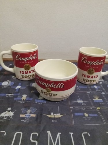 Vintage Campbell's Cups And Bowl