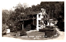 Rare RPPC 1930's Postcard "Roaring River State Park Missouri" never sent
