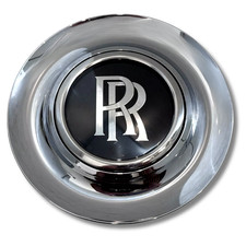 Alloy Wheel Centre Cap Hub For Rolls-Royce Phantom Wraith Dawn Ghost Silver
