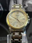 Vintage Men’s Two Tone Seiko Kinetic Watch. Running And Charging Well