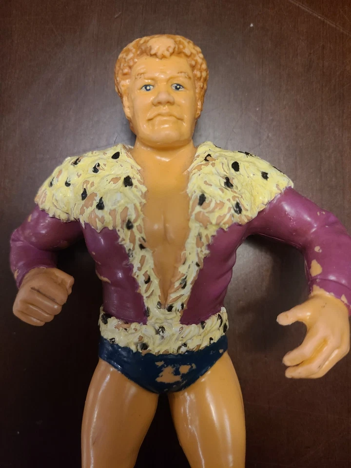 Boneco de luta livre vintage raro LJN 1987 TITAN LJN WWE/WWF King Harley Race 8” n - Imagem 2 de 4