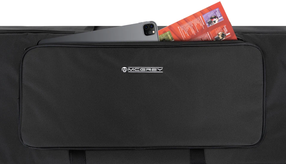 Housse pour Claviers 88 Touches Piano Poignée Sac de Transport avec Roues Étui - Photo 4/4