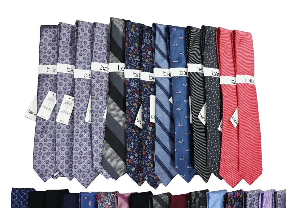 Bar III $1,650 Precio de venta sugerido por el fabricante Lote al por mayor 30 corbatas anchas delgadas para hombres Boda Formal Foto 3 de 3