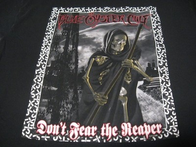 Blue Öyster Cult Band Don't Fear The Reaper Black S to 5XL Concert Shirt HL345