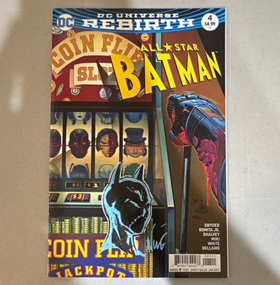 DC Comics All-Star Batman #4 (2017) Cassandra Cain remark by Eddie Nunez w/CoA