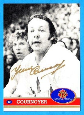 Yvan Cournoyer 1991 Future Trends Summit Series '72 Canada Gold Autograph
