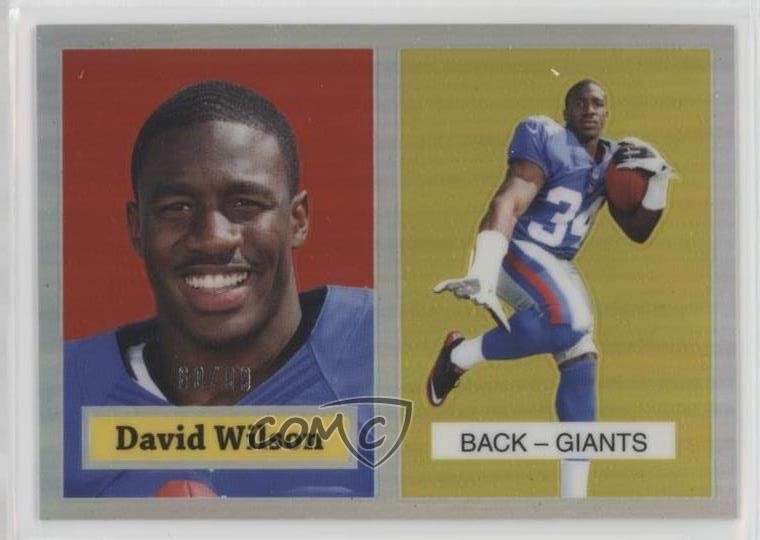 2012 Topps Chrome 1957 Design Refractor /99 David Wilson #21 Rookie RC 0q3
