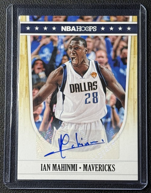 IAN MAHINMI 2011-12 PANINI NBA HOOPS #43 AUTO MAVERICKS AUTOGRAPH