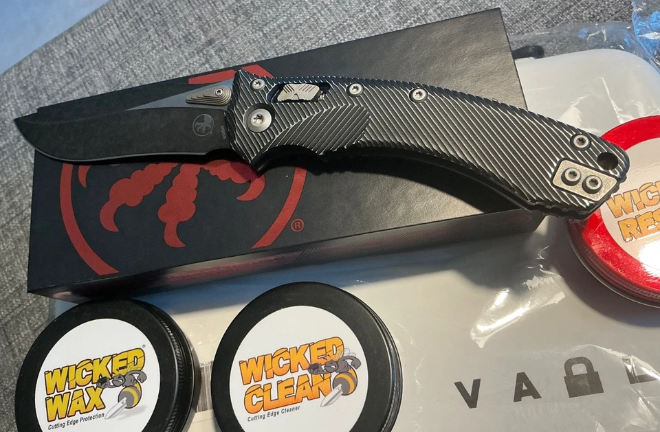 КОМПЛЕКТ Microtech 137RL-1 FLDBK & WICKED IND. Чехол для ножей & VAULT и суперпакет - Изображение 3 из 4