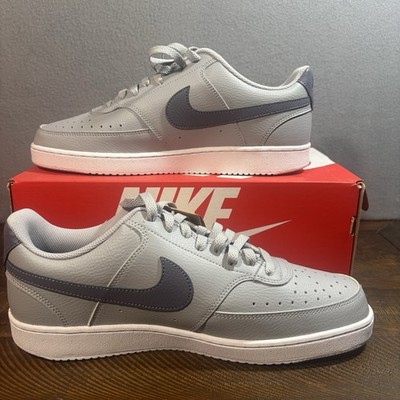 Nike Men 11 Court Vision Lo NN Wolf Grey Light Carbon Sneakers FQ7669-001