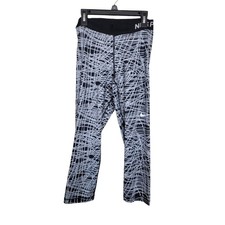 Nike Pro Leggings Cropped Women's Size Medium Black and White print