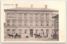 Vintage Bj�rneborg-Pori Finland Hotel Otava Horse Carriage Postcard