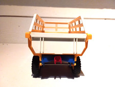 Lot Playmobil Vintage Country 1992 - Tracteur, Remorque, Chien, Enfant - Set 3715 - Occasion