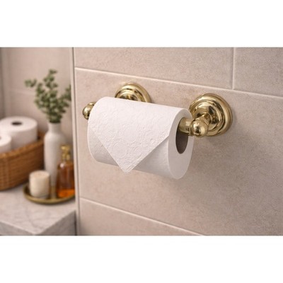 Polished Brass Toilet Paper Holder Wall Mount Traditional Style DSHB131-XXX