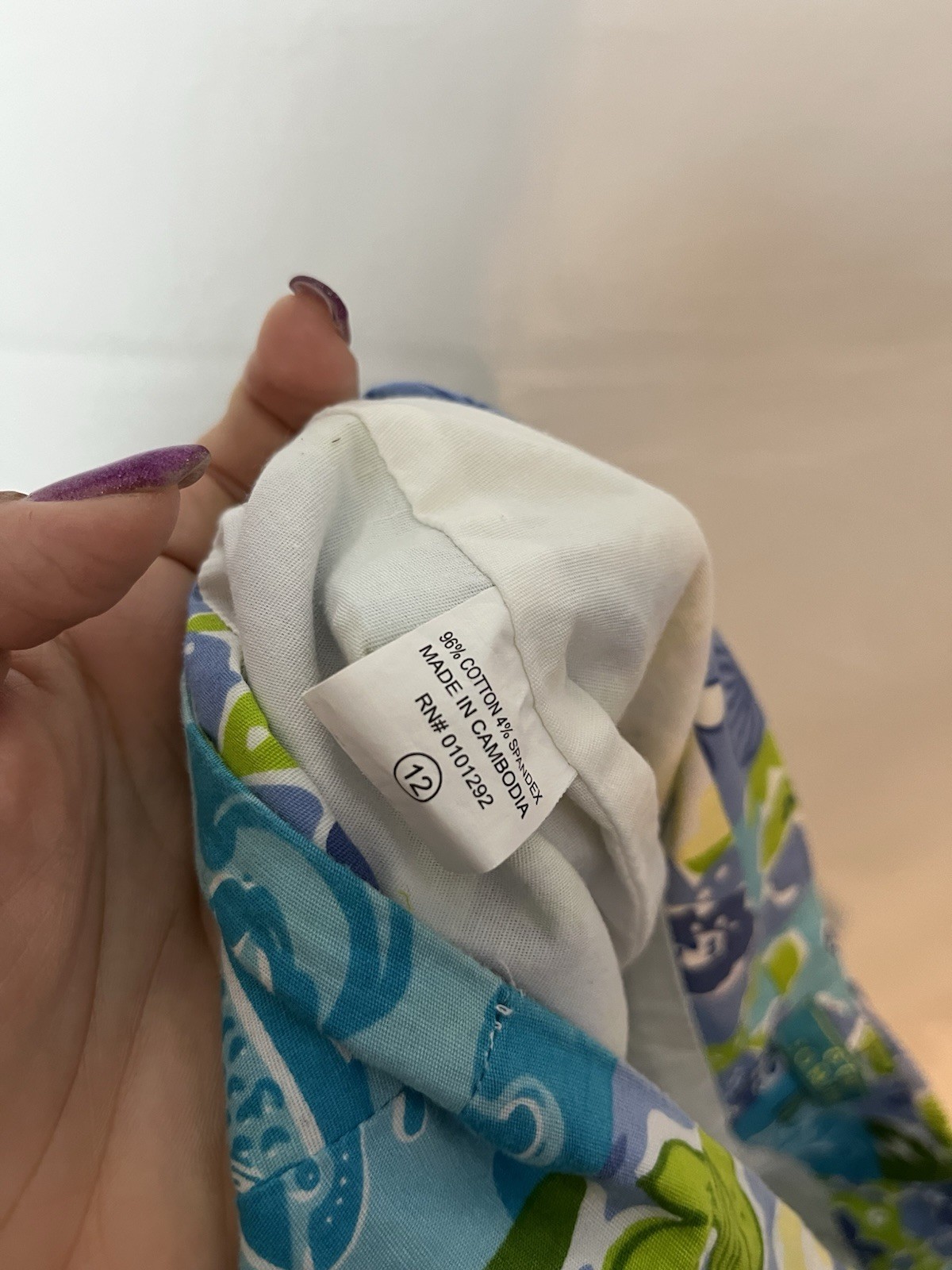 Cotton Connection Blue Patchwork Floral Snail But… - image 6