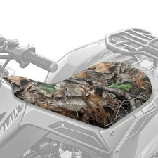  ATV Seat Cover Waterproof Polyester Fabric, Camo 4-Wheeler Hunting Forest